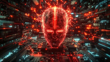 Neural AI Processor Transmitting Cognitive Thought 2