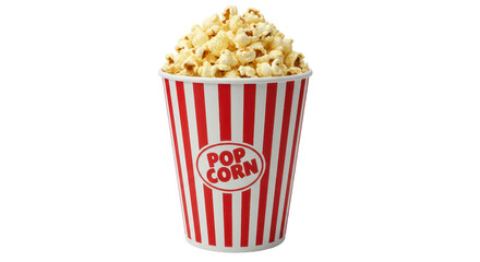 Isolated Popcorn Bucket