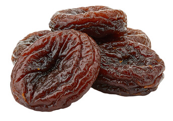 Dried Prunes: Healthy Snack on Transparent  background
