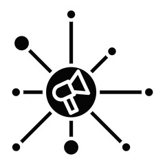 Viral Distribution Icon