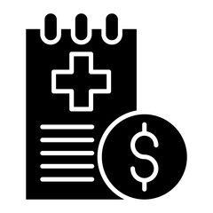 Obraz premium Health Insurance Deductible Icon