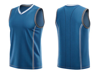 stylish basketball jersey mockup featuring vibrant blue color and modern design perfect for sports enthusiasts