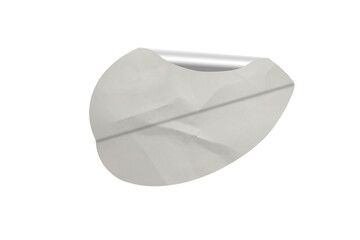 Blank Glued Paper Sticker Tag Label Texture