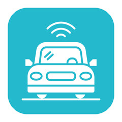 Driverless Car Icon
