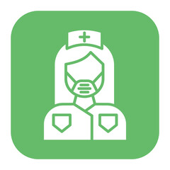 Nurse with Mask Icon