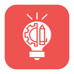 Fototapeta premium Creative Idea Icon
