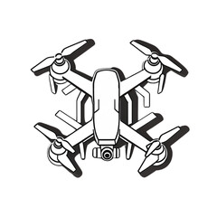 線画のドローン｜Line Art Drone