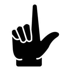 Fototapeta premium Foam Hand Icon