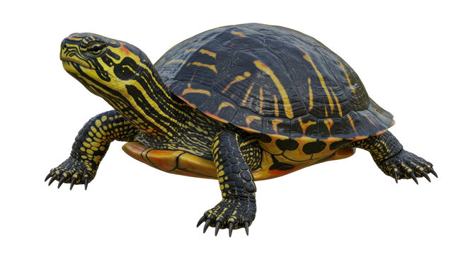 Isolated Painted Turtle