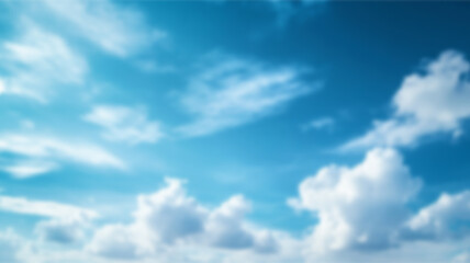 Blurred of Sky cyan Cloud summer nature Blue Background Web Cloudy Winter Season Day. Ai Generated Images