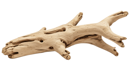 Isolated Driftwood