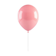 Pink Balloon on Display: A single, pristine pink balloon levitates gracefully, a symbol of joy, celebrations, and aspirations.