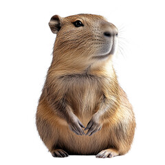Capybara isolated on transparent background.PNG