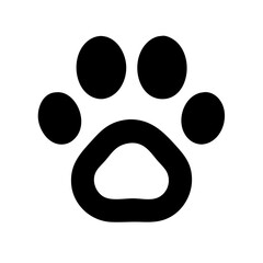Fototapeta premium Paw Print Icon 