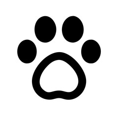 Fototapeta premium Paw Print Icon 