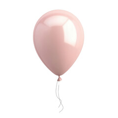 Pink Balloon Ascending: A single, elegant pink balloon floats gracefully against an airy backdrop, evoking a sense of festivity, celebration, and the simple joy of freedom.