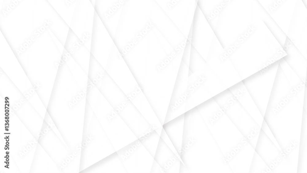 Poster abstract white and gray color, modern design stripes background with geometric round shape. vector i