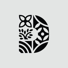 flower with buds and leaves, vector collection and Rose silhouette on a transparent background.