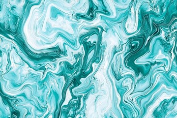 Expressive blue marble background adds depth and sophistication.