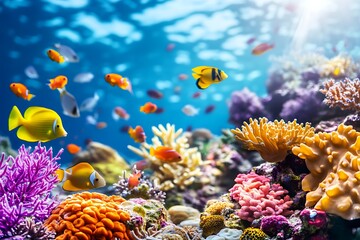 Obraz premium Vibrant Coral Reef Ecosystem