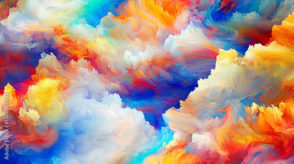 Poster an eye-catching and colorful background featuring a beautiful array of tones and hues that create a 