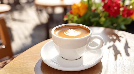 Aromatic Coffee on Sunny Terrace