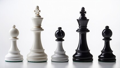 black chess pieces