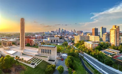  Kansas City, Missouri, USA Downtown City Skyline © SeanPavonePhoto