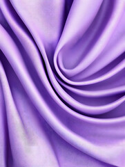Draped lilac fabric with soft, flowing folds and subtle sheen