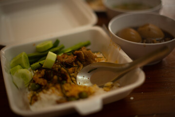 beef rice with vegetables
