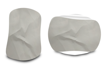 Blank Glued Paper Sticker Tag Label Texture Set