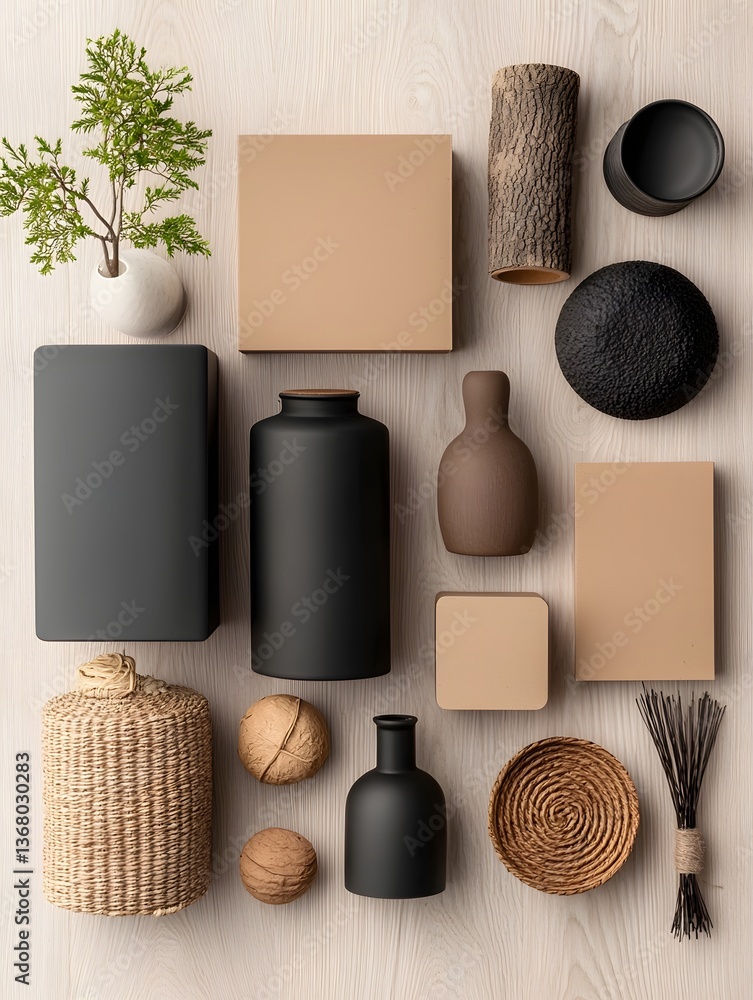 Poster an assortment of various storage containers in different materials sizes and shapes including cardbo
