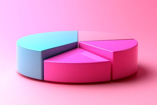 Pastel Pie Chart: A Colorful Data Visualization - Powered by Adobe