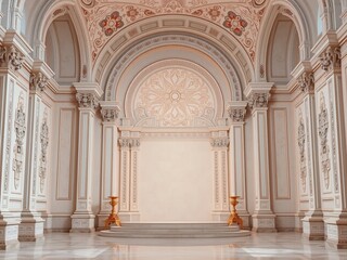 Fototapeta premium Sacred Altar Space with Artistic Design