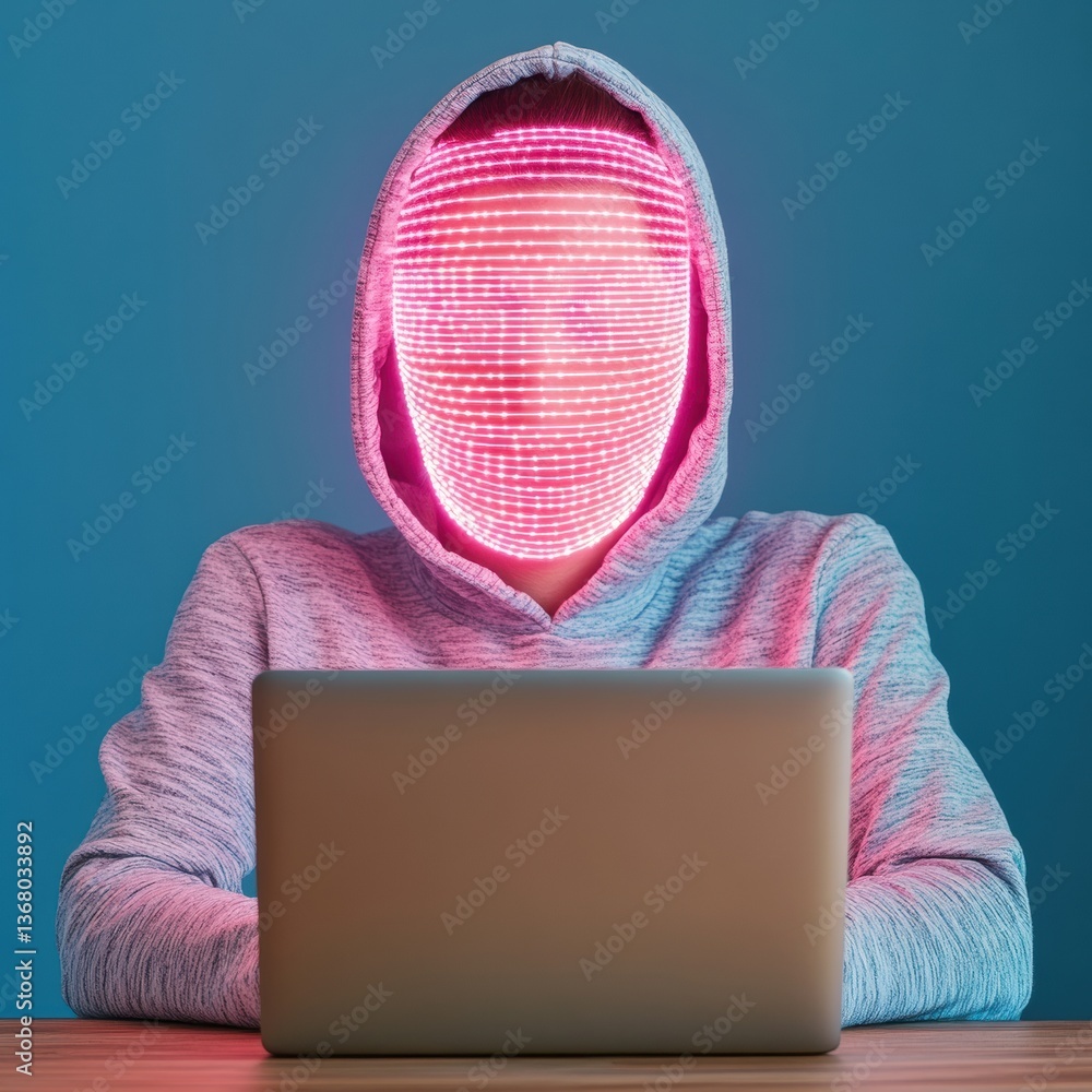 Poster Digital Identity Disruption AI-Powered Anonymity in Cybersecurity Visualization - Next-Gen Privacy Solutions for Tech-Savvy Professionals