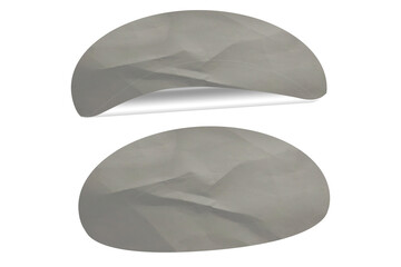 Blank Glued Paper Sticker Tag Label Texture Set