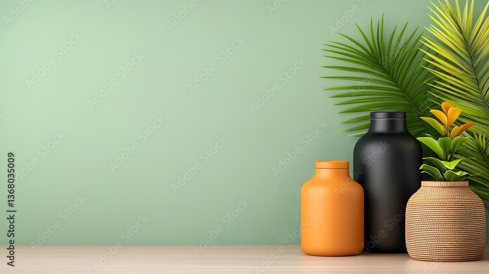 Poster assortment of various storage containers in an array of shapes textures and materials including card