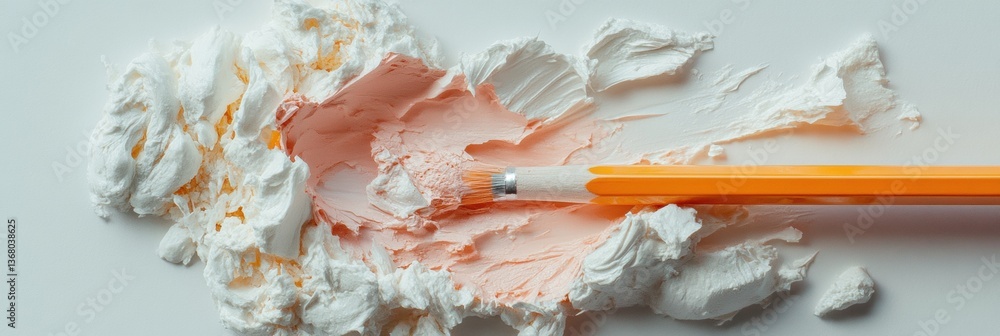 Poster mindful correction magic national rubber eraser day minimalist editorial showcasing creative learnin