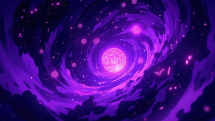 Fototapeta premium anime wallpaper abstract illustration background