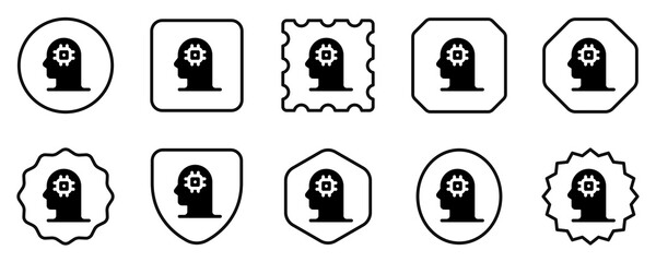 Editable artificial brain vector icon. AI technology, artificial intelligence, computer. Part of a big icon set family. Perfect for web and app interfaces, presentations, infographics, etc