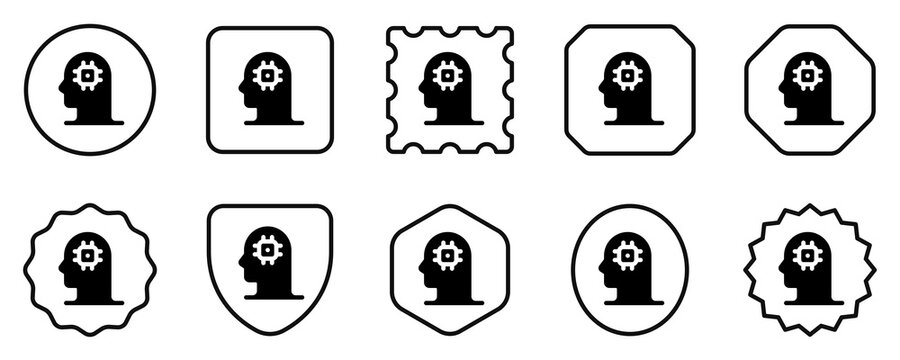 Editable artificial brain vector icon. AI technology, artificial intelligence, computer. Part of a big icon set family. Perfect for web and app interfaces, presentations, infographics, etc