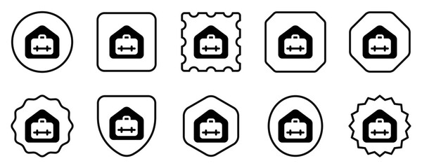 Editable remote work, briefcase, portfolio, experience vector icon. Job, profession, freelance. Part of a big icon set family. Perfect for web and app interfaces, presentations, infographics, etc