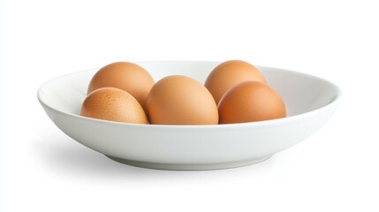 Plate Food Bowl Egg 3D View