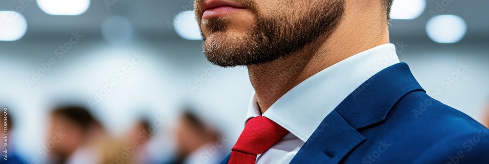 Aufkleber Professional Networking Dynamics Gen Z Business Confidence in Minimalist Corporate Environment - Empowering Career Connection Strategies for Modern Professionals