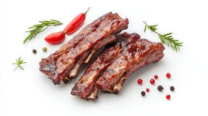 Juicy Barbecue Ribs with Grilled Perfection