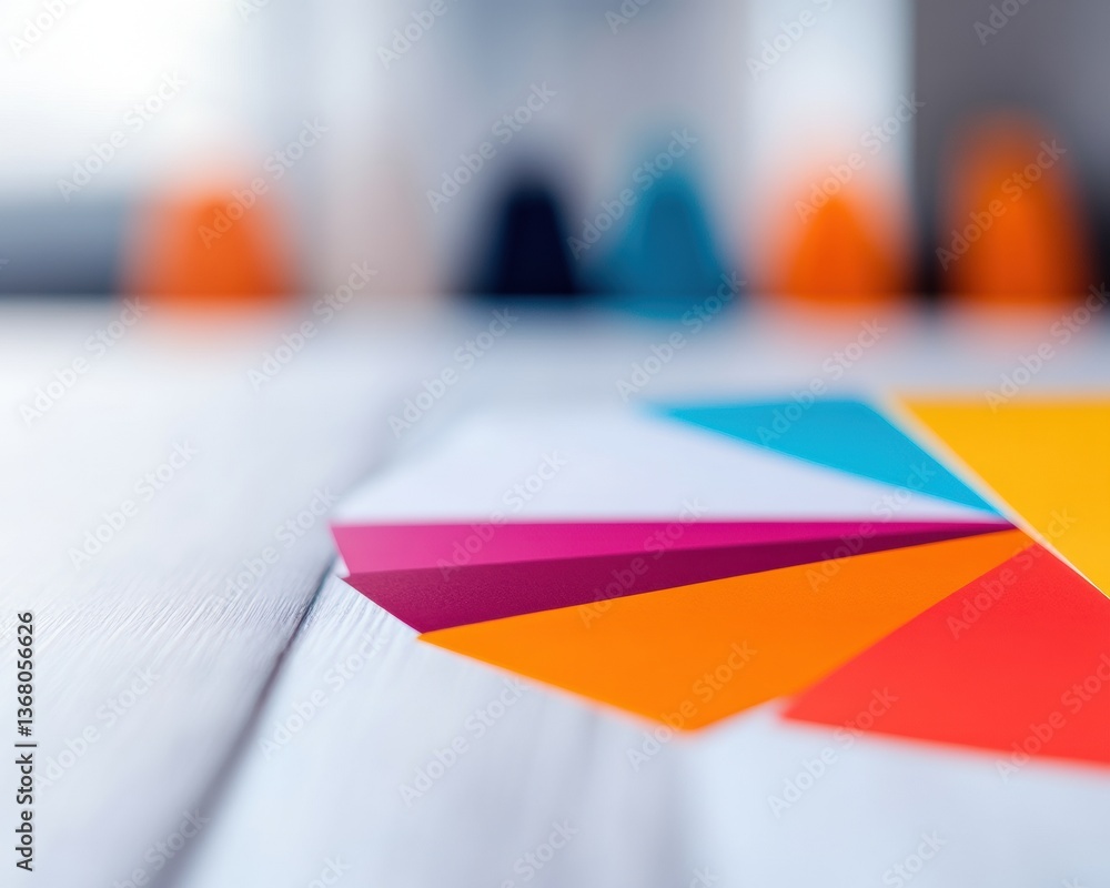 Poster Vibrant Data Visualization Next-Gen Business Intelligence with Dynamic Color Gradient Pie Chart - Innovative Analytics for Strategic Decision Making