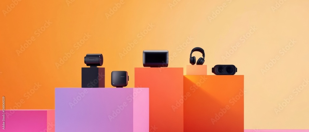 Aufkleber hybrid workspace revolution minimalist digital collaboration essentials showcasing next-gen producti
