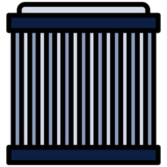 Car Air Filter Flat Design Style Icon - Car Service
