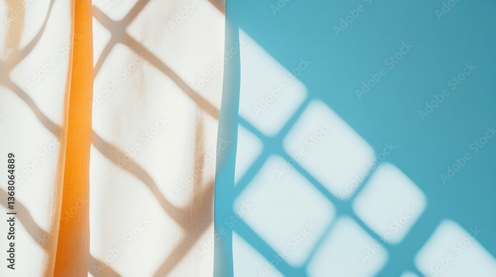 Poster minimalist geometric shadows architectural light interplay in contemporary design - inspiring visual