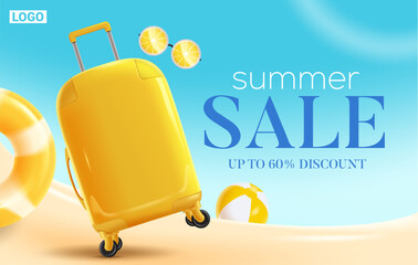 Summer Sale Design for website or social media post